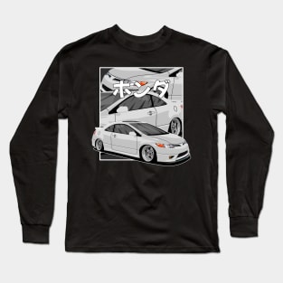 Honda Civic Si Japanese Comics Long Sleeve T-Shirt